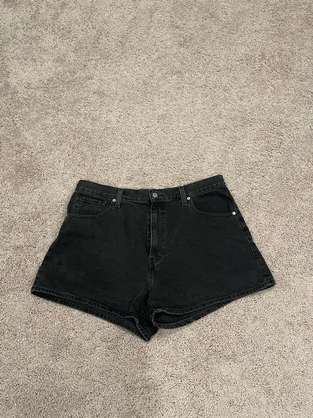 Levis High Waisted Mom Shorts